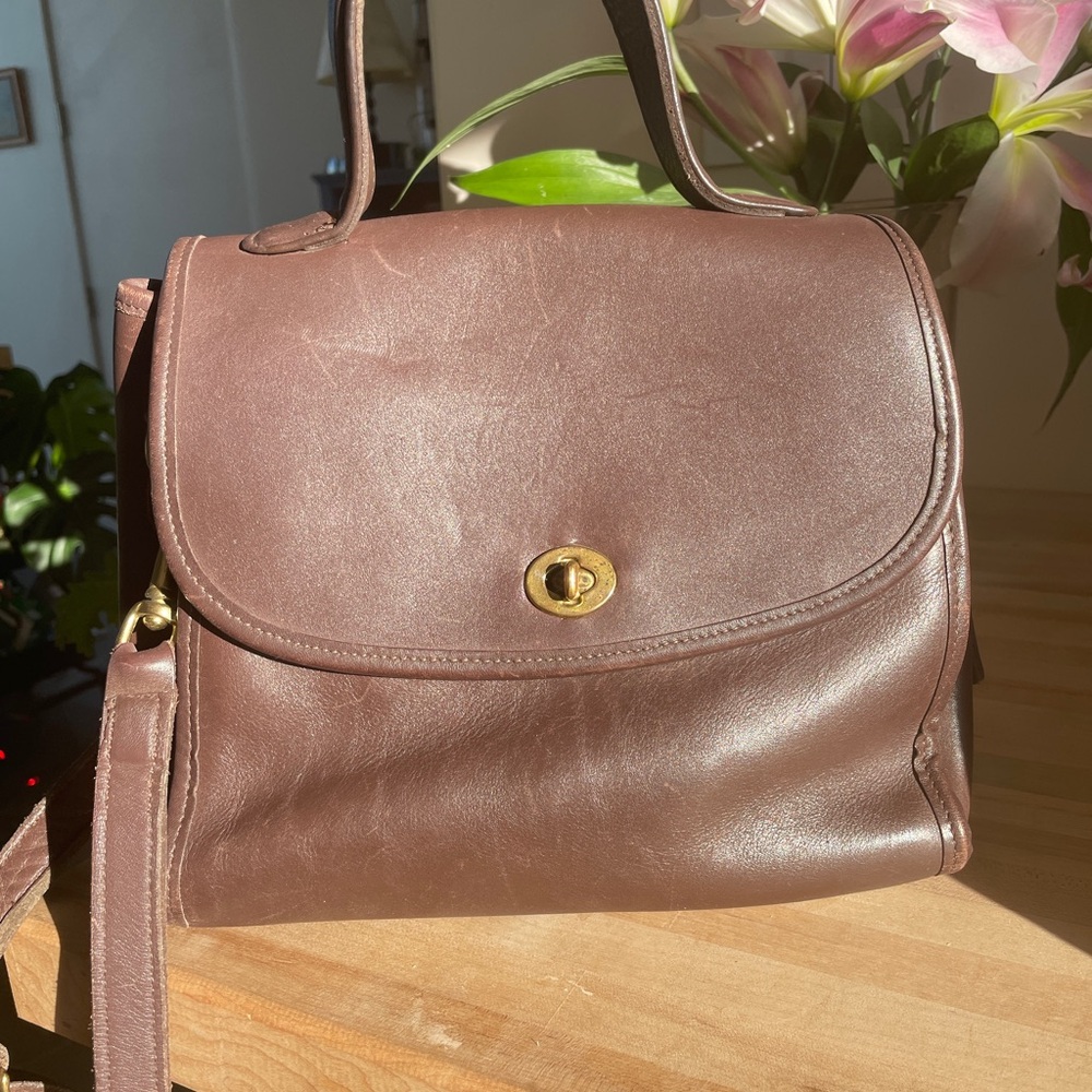 Coach bag 9977 Vintage Old Manor Crossbody brown